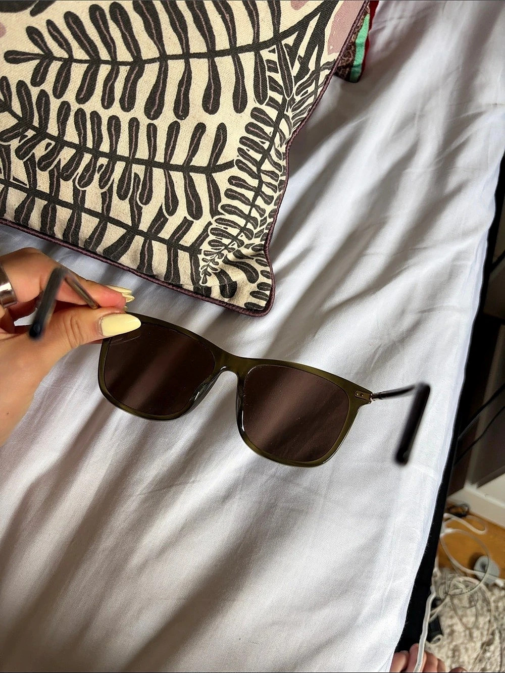 Gucci Brown Gold-Tone Sunglasses